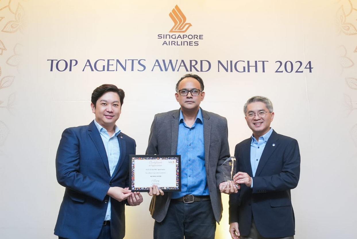 Singapore Airlines Top Agent Award