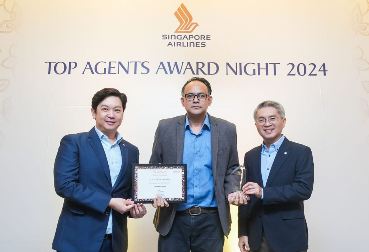 Singapore Airlines Top Agent Award